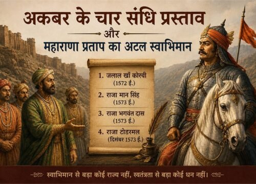 अकबर के चार संधि प्रस्ताव और महाराणा प्रताप का अडिग स्वाभिमान